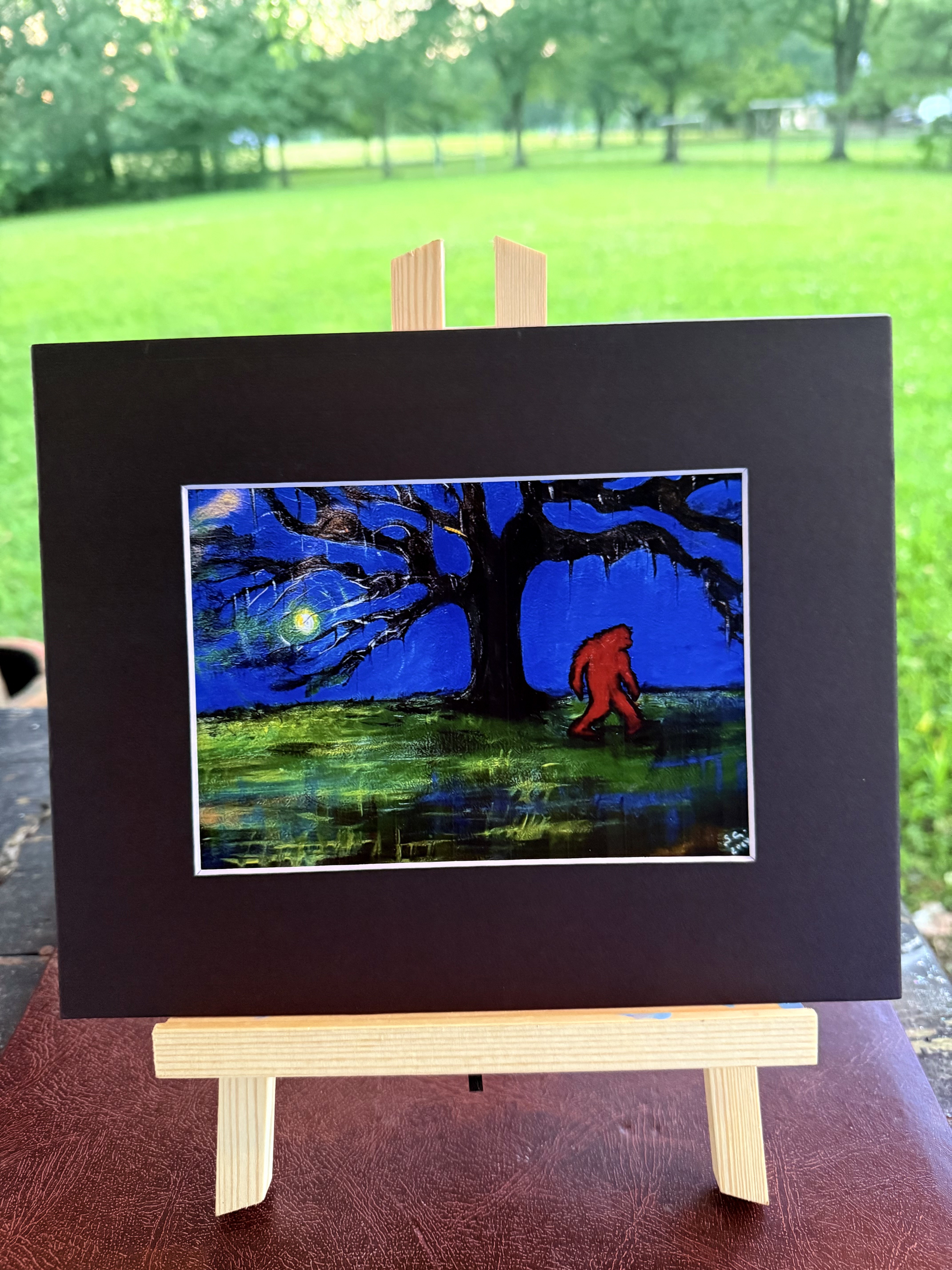 Red Bigfoot by Saffron Cannon